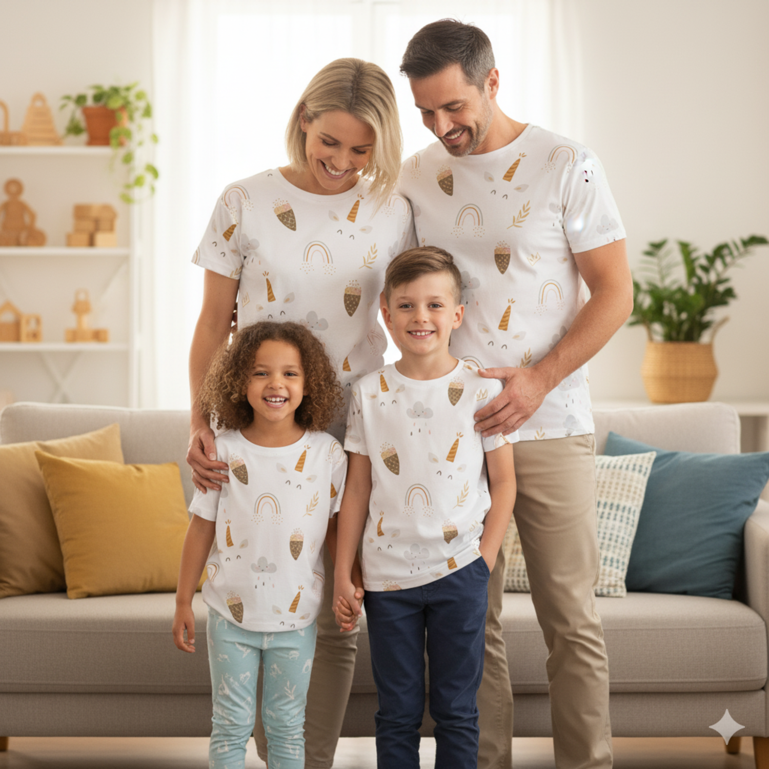 Family Matching Outfits | Unicorn Theme