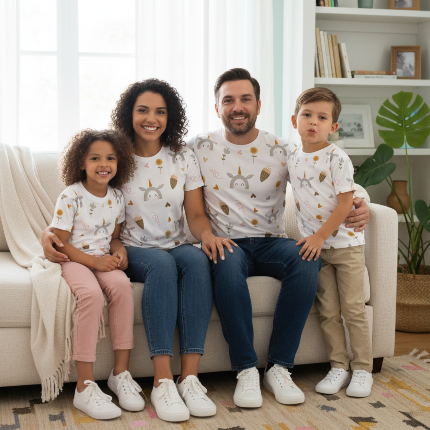 Family Matching Outfits | Unicorn Theme