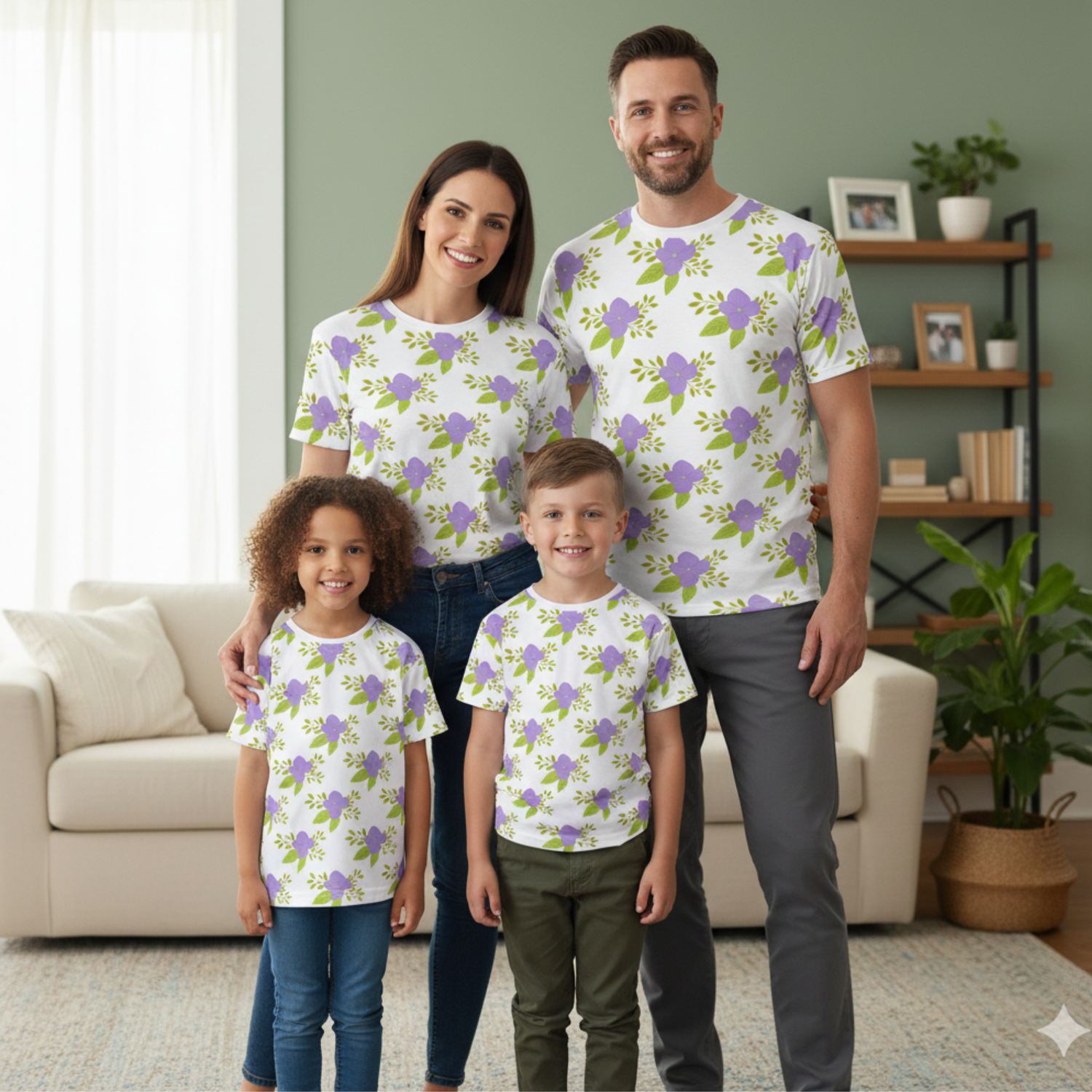 Family Matching Outfits | Spring Theme
