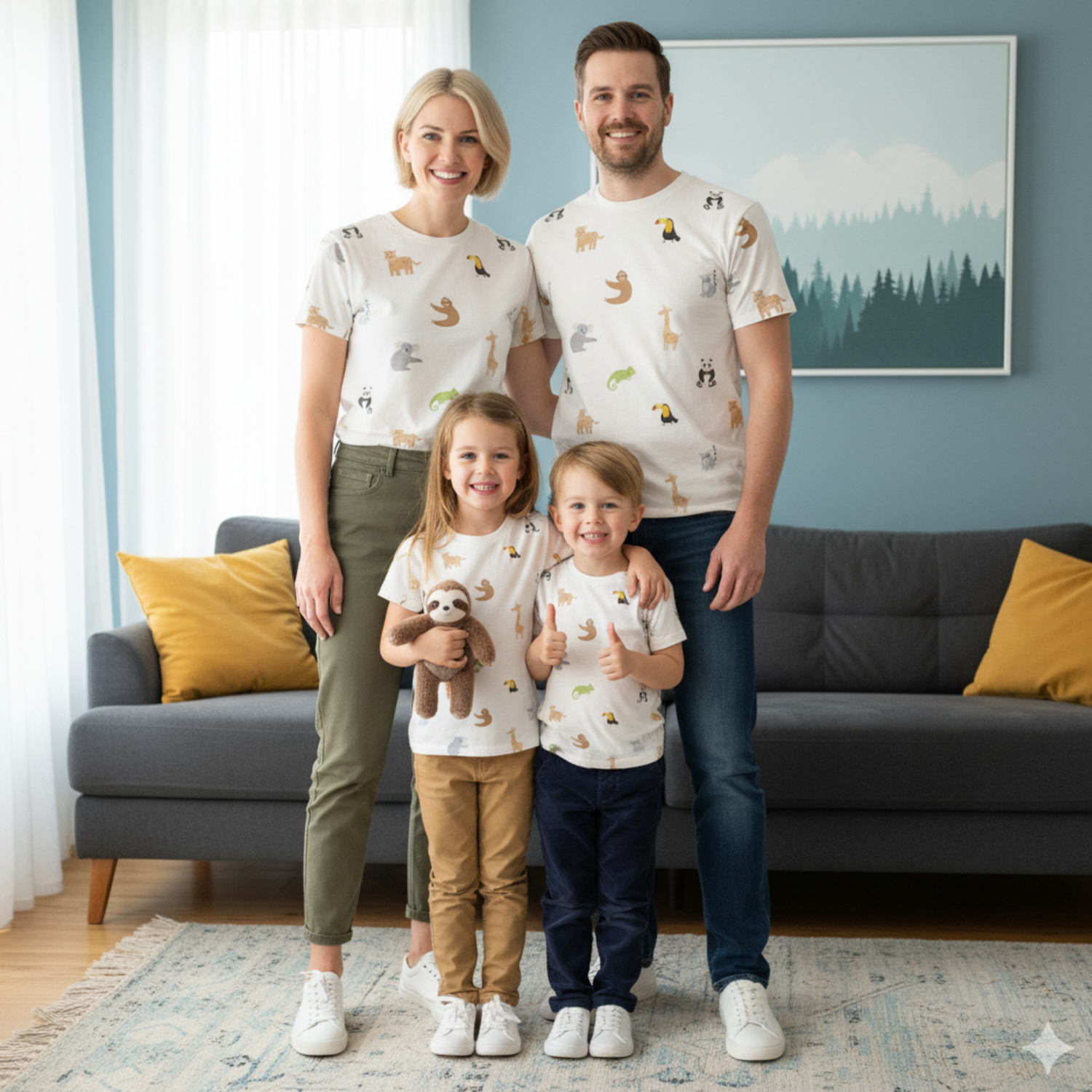Family Matching Outfits | Tropical Theme