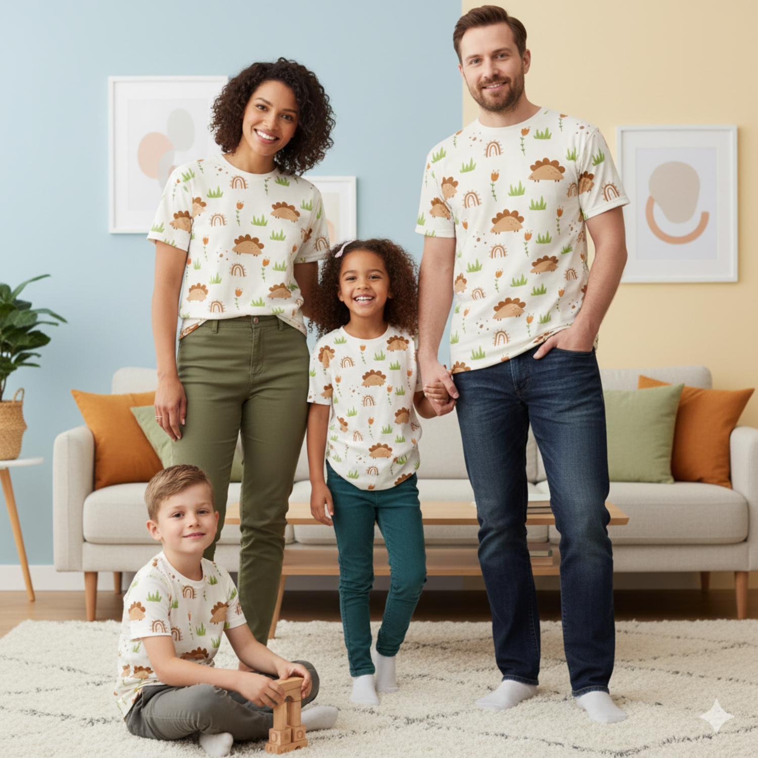 Family Matching Outfits | Dinosaur Theme