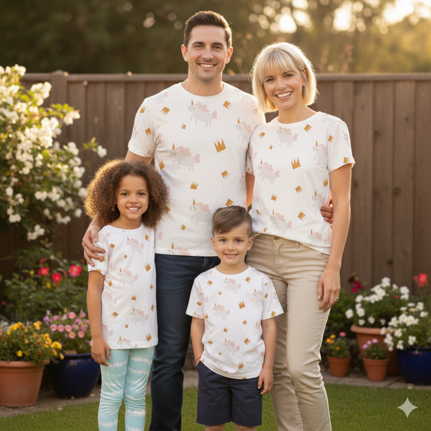 Family Matching Outfits | Unicorn Theme