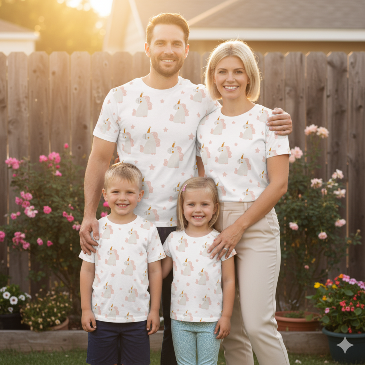 Family Matching Outfits | Unicorn Theme