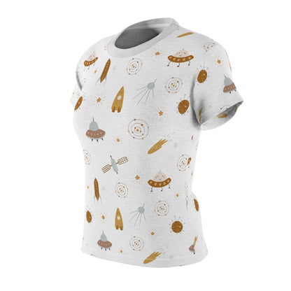 Mom's Cut & Sew T-Shirt | Space Theme