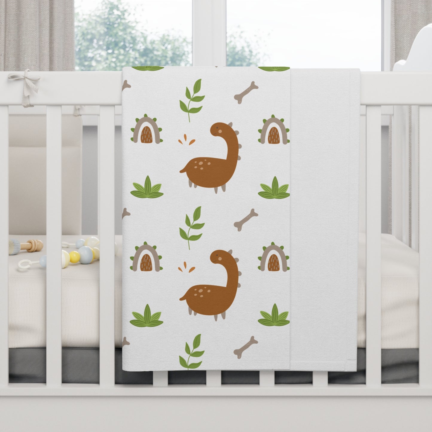 Baby Soft Fleece Blanket | Dinosaur Theme