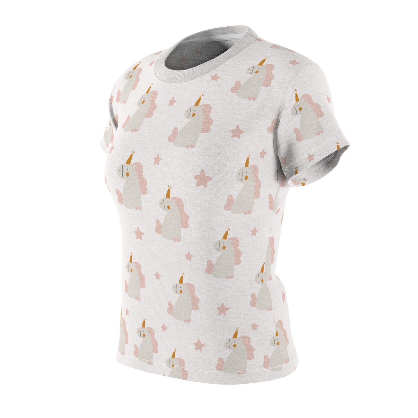 Mom's Cut & Sew T-Shirt | Unicorn Theme