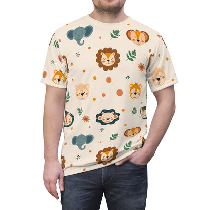 Dad's Cut & Sew T-Shirt | Safari Theme