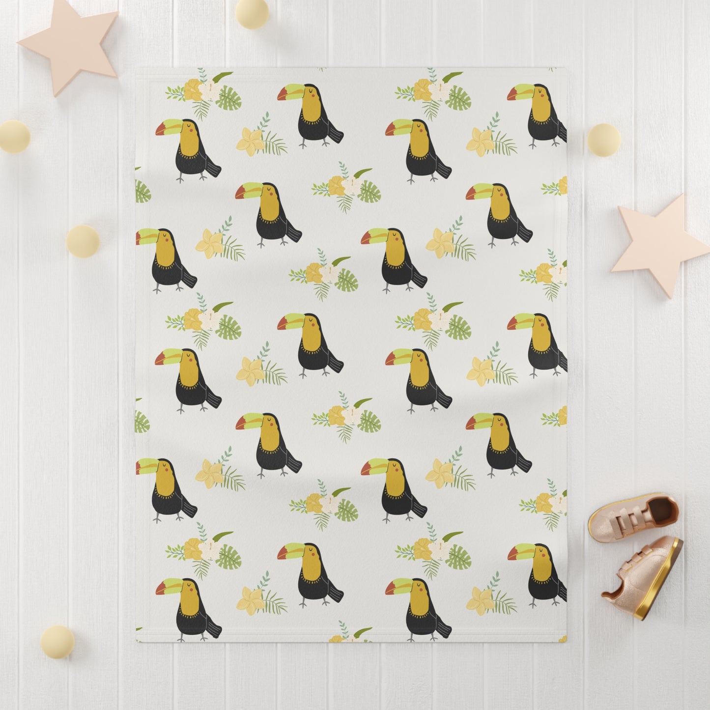 Baby Soft Fleece Blanket | Tropical Theme