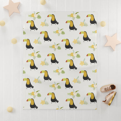 Baby Soft Fleece Blanket | Tropical Theme