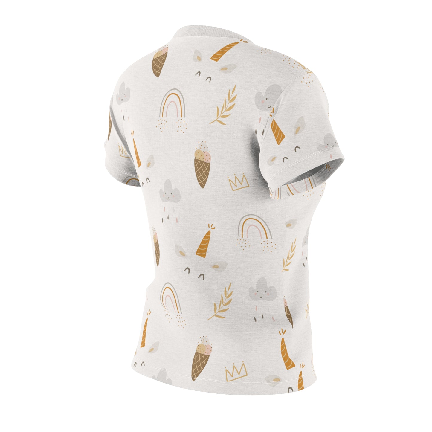 Mom's Cut & Sew T-Shirt | Unicorn Theme