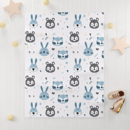 Baby Fleece Blanket | Safari Theme