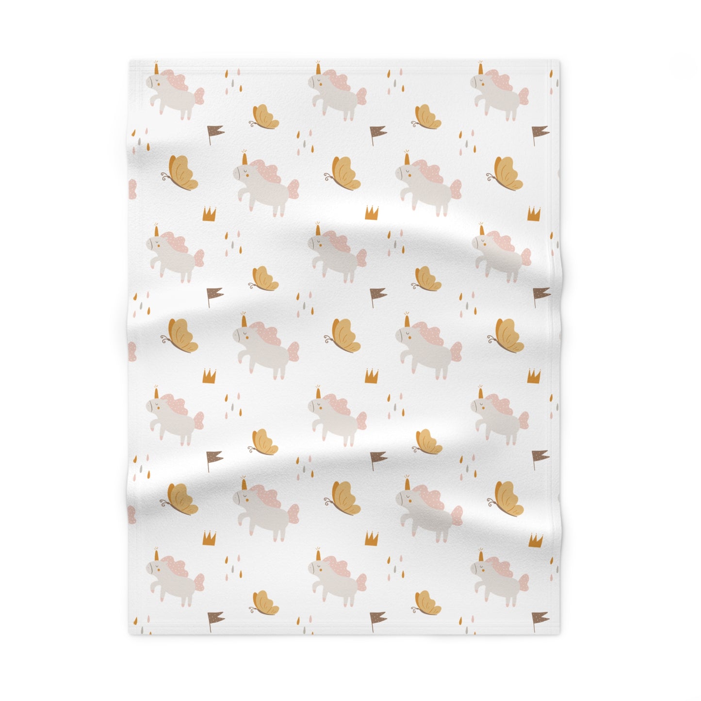 Baby Soft Fleece Blanket | Unicorn Theme