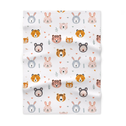 Baby Fleece Blanket | Safari Theme