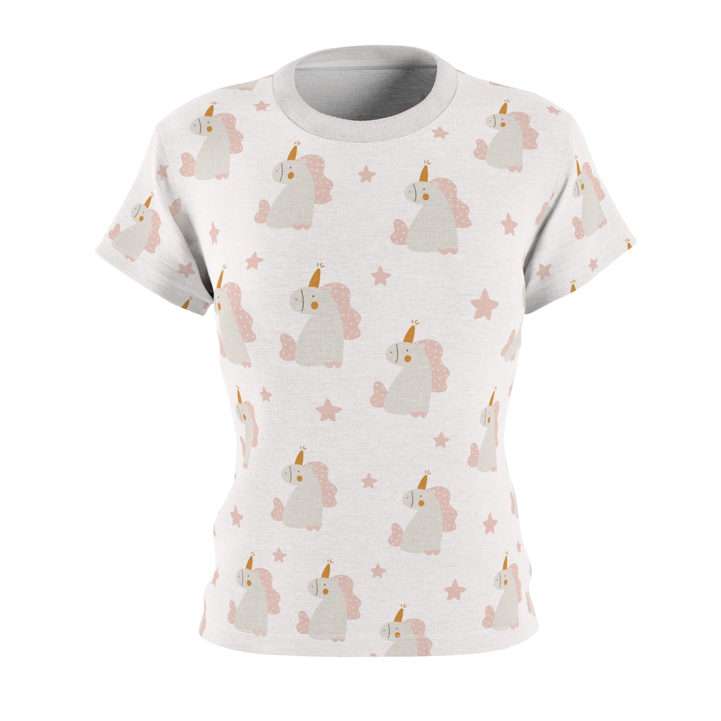 Mom's Cut & Sew T-Shirt | Unicorn Theme