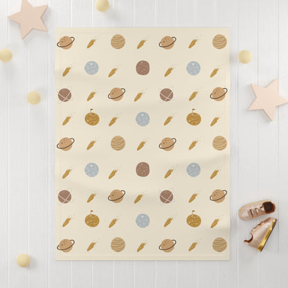 Baby Soft Fleece Blanket | Space Theme