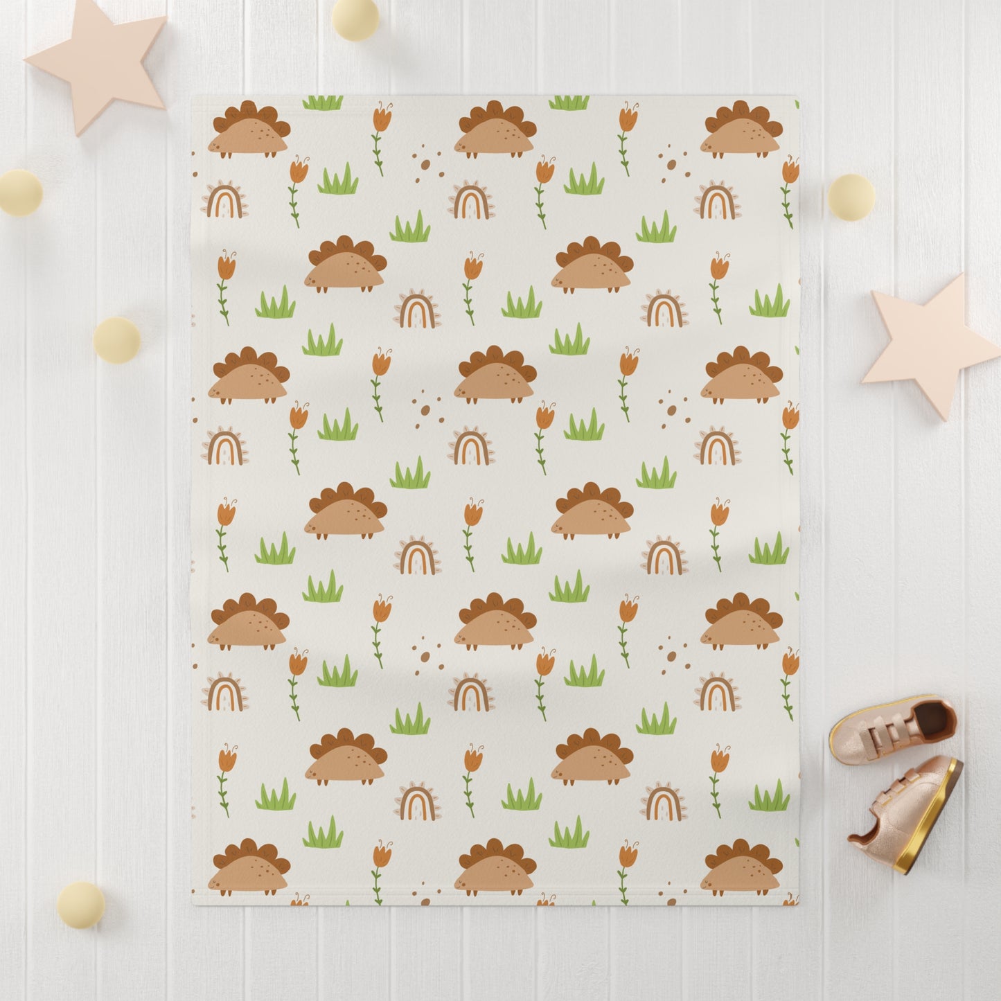 Baby Soft Fleece Blanket | Dinosaur Theme