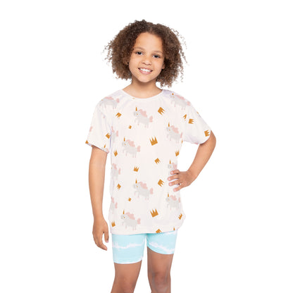 Kids Active T-Shirt | Unicorn Theme