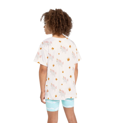 Kids Active T-Shirt | Unicorn Theme