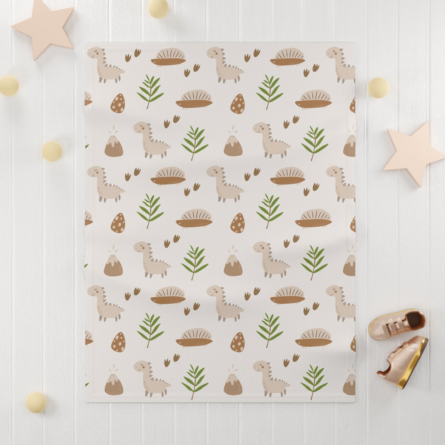 Baby Soft Fleece Blanket | Dinosaur Theme