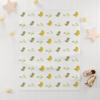 Baby Soft Fleece Blanket | Spring Theme