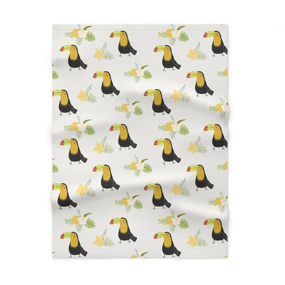 Baby Soft Fleece Blanket | Tropical Theme