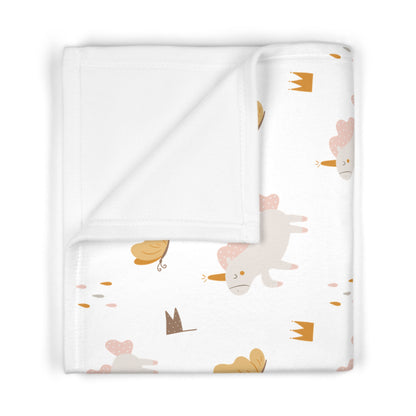 Baby Soft Fleece Blanket | Unicorn Theme