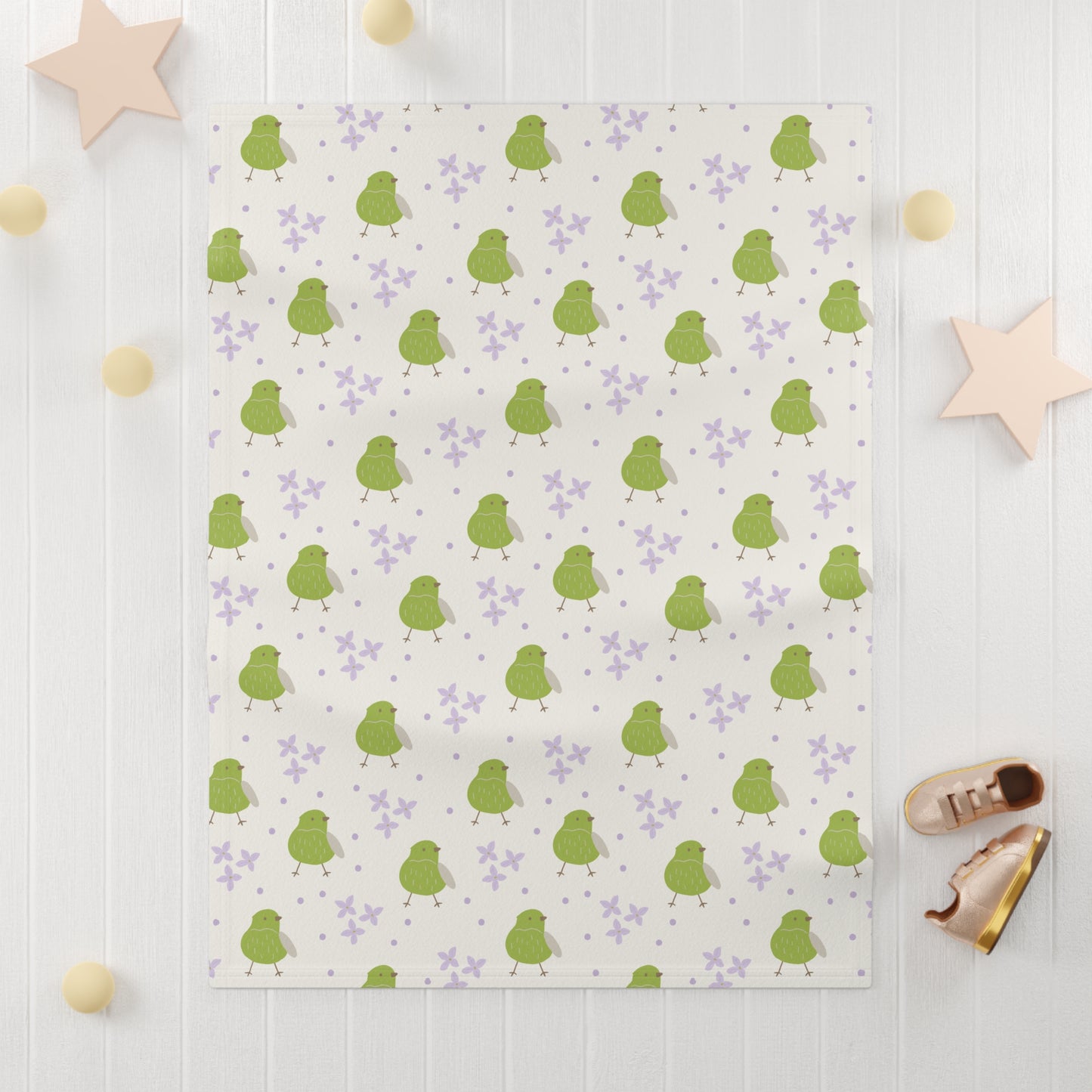Baby Soft Fleece Blanket | Spring Theme