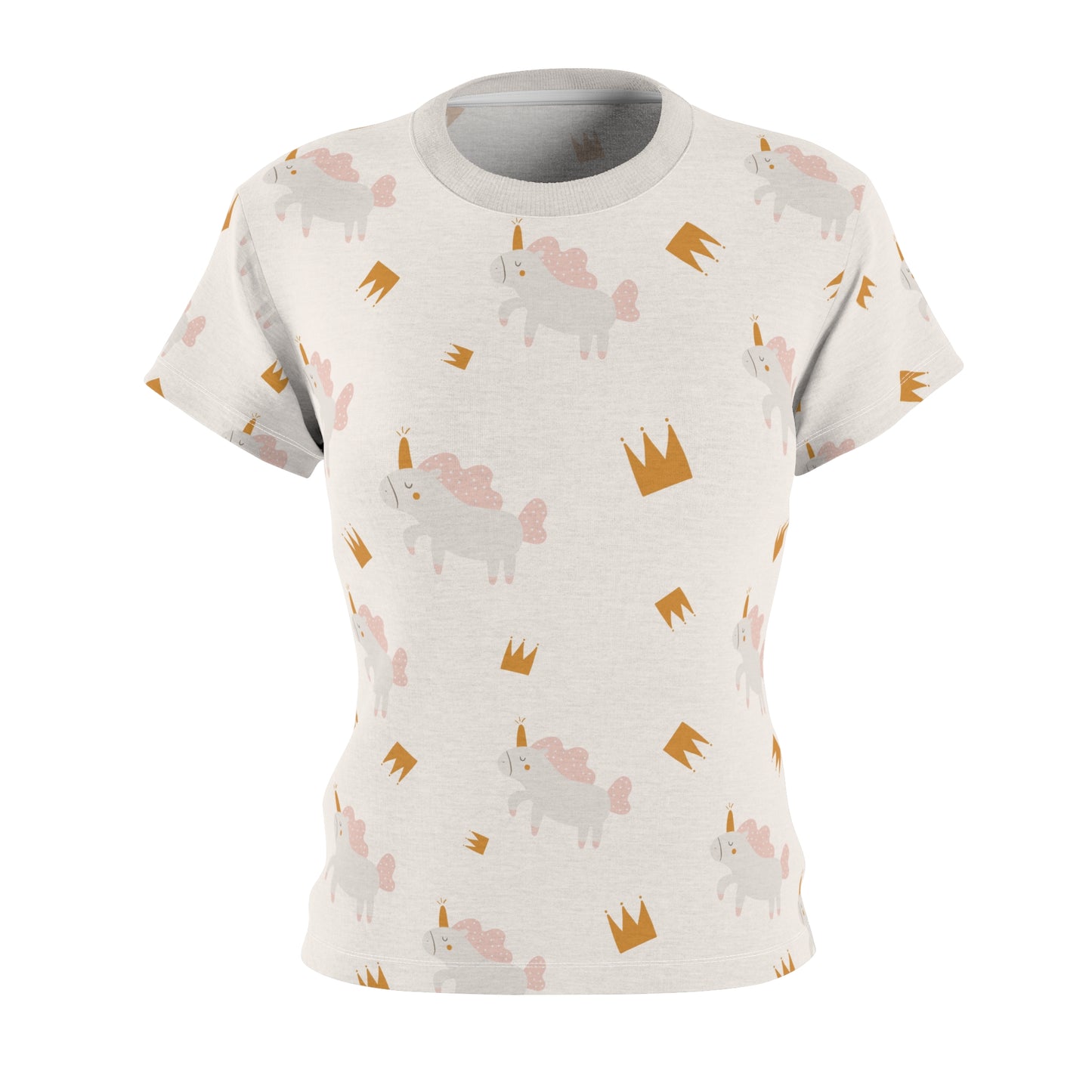 Mom's Cut & Sew T-Shirt | Unicorn Theme