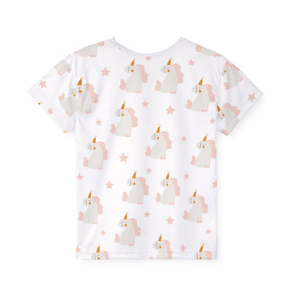 Kids Active T-Shirt | Unicorn Theme
