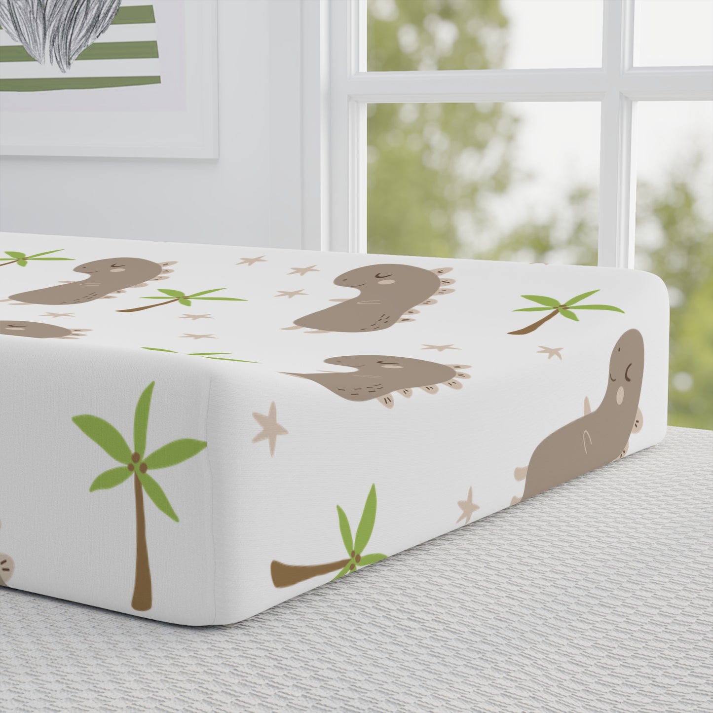 Baby Changing Pad Cover | Dinosaur Theme