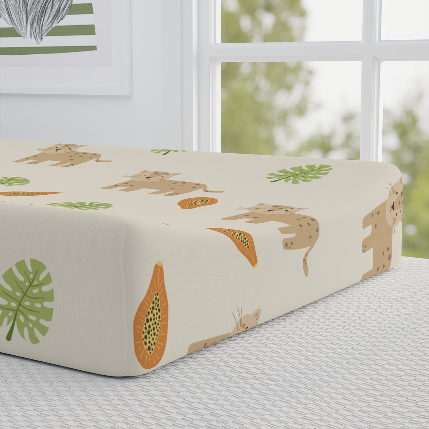 Baby Changing Pad Cover | Tropical Theme