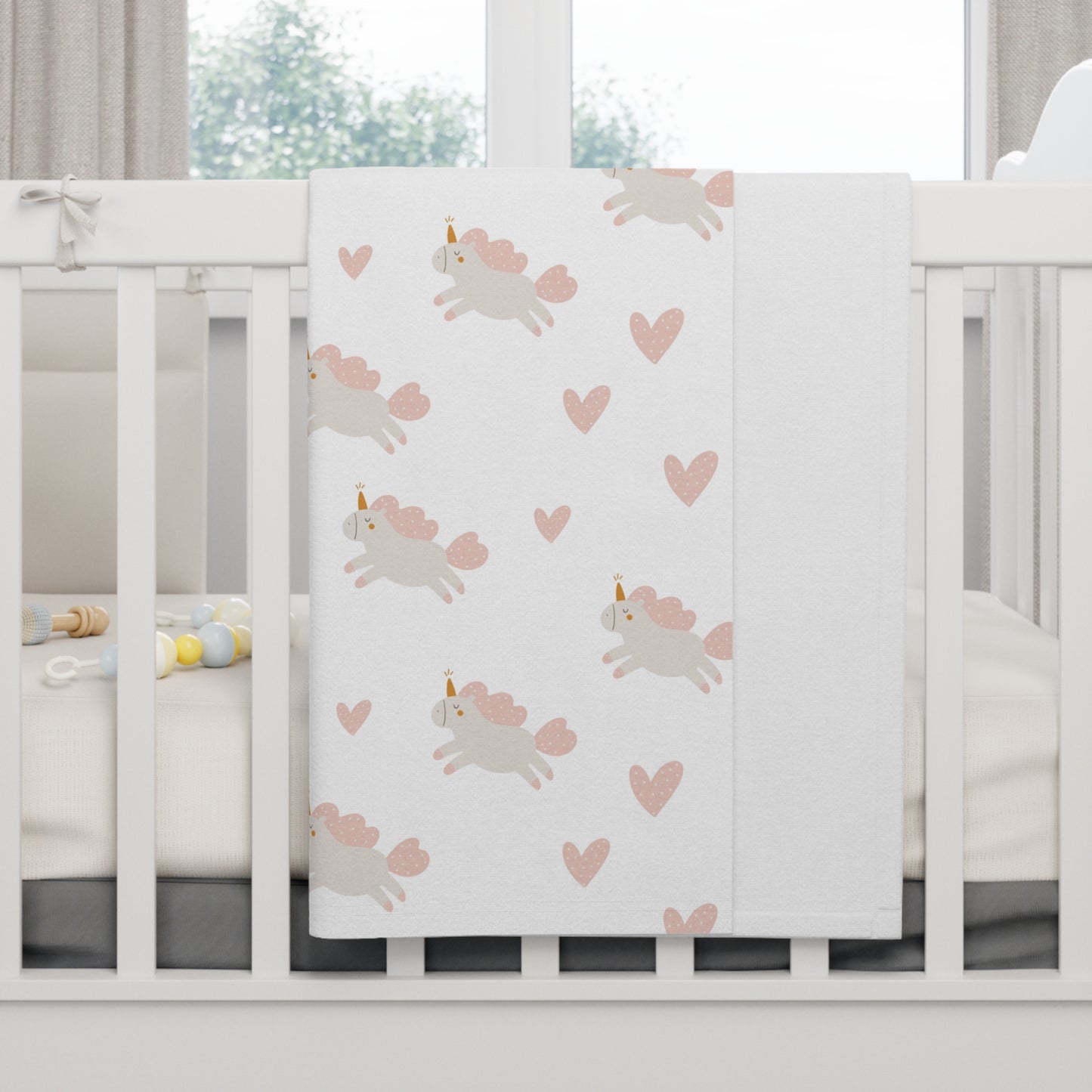 Baby Soft Fleece Blanket | Unicorn Theme