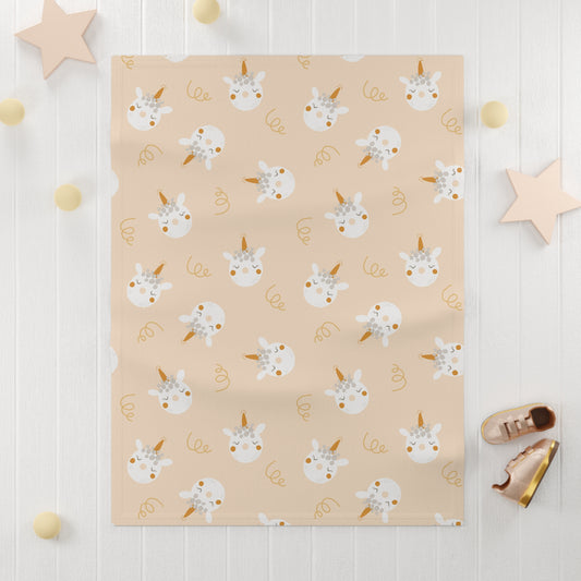 Baby Soft Fleece Blanket | Unicorn Theme
