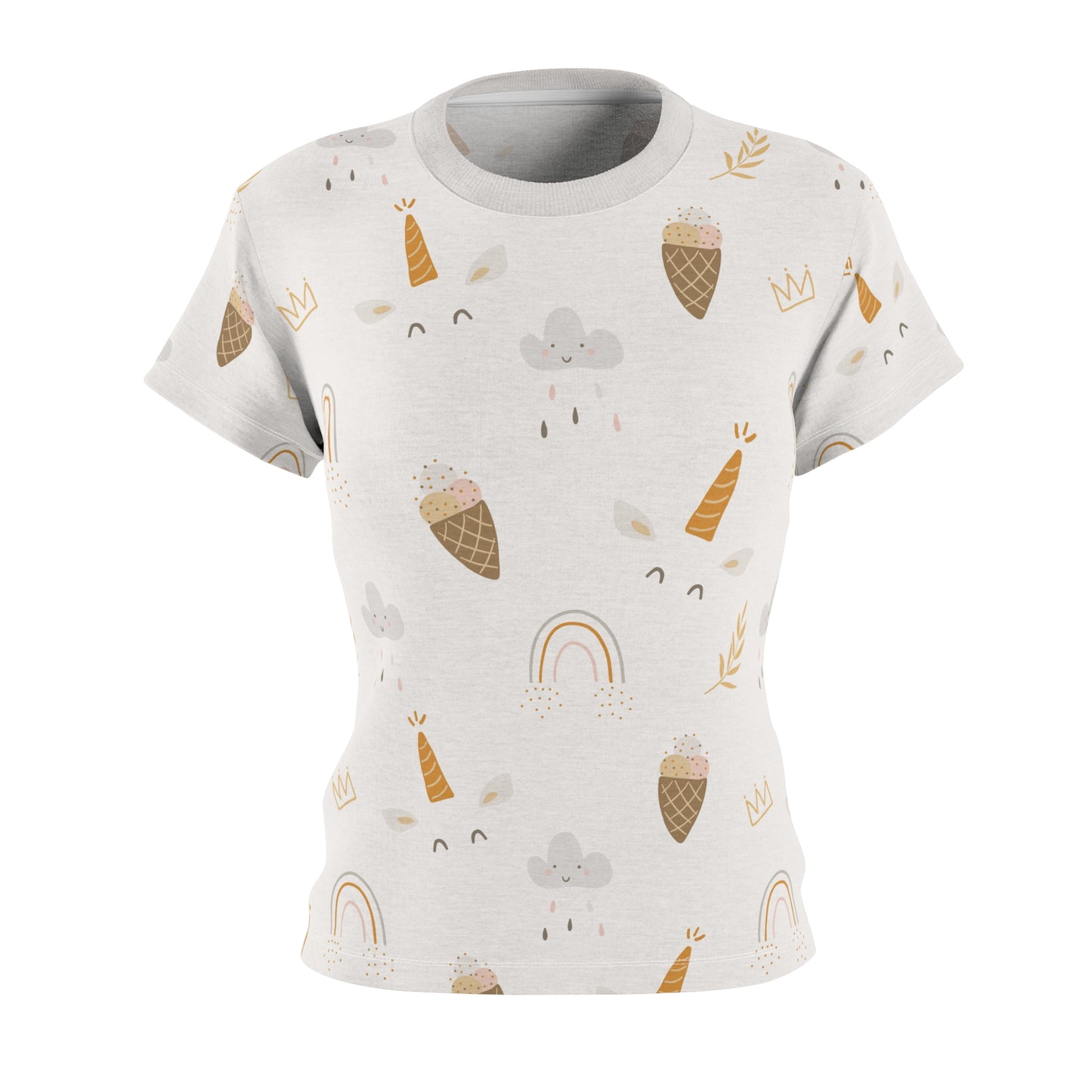 Mom's Cut & Sew T-Shirt | Unicorn Theme