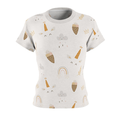 Mom's Cut & Sew T-Shirt | Unicorn Theme