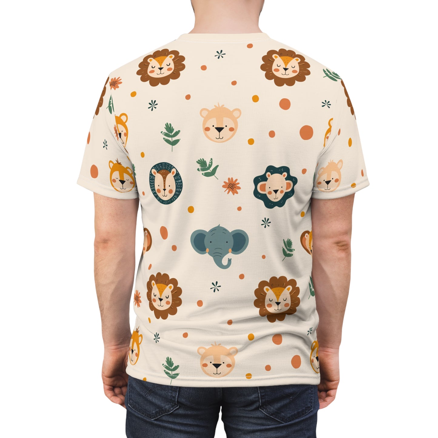 Dad's Cut & Sew T-Shirt | Safari Theme