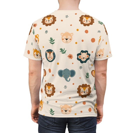 Dad's Cut & Sew T-Shirt | Safari Theme