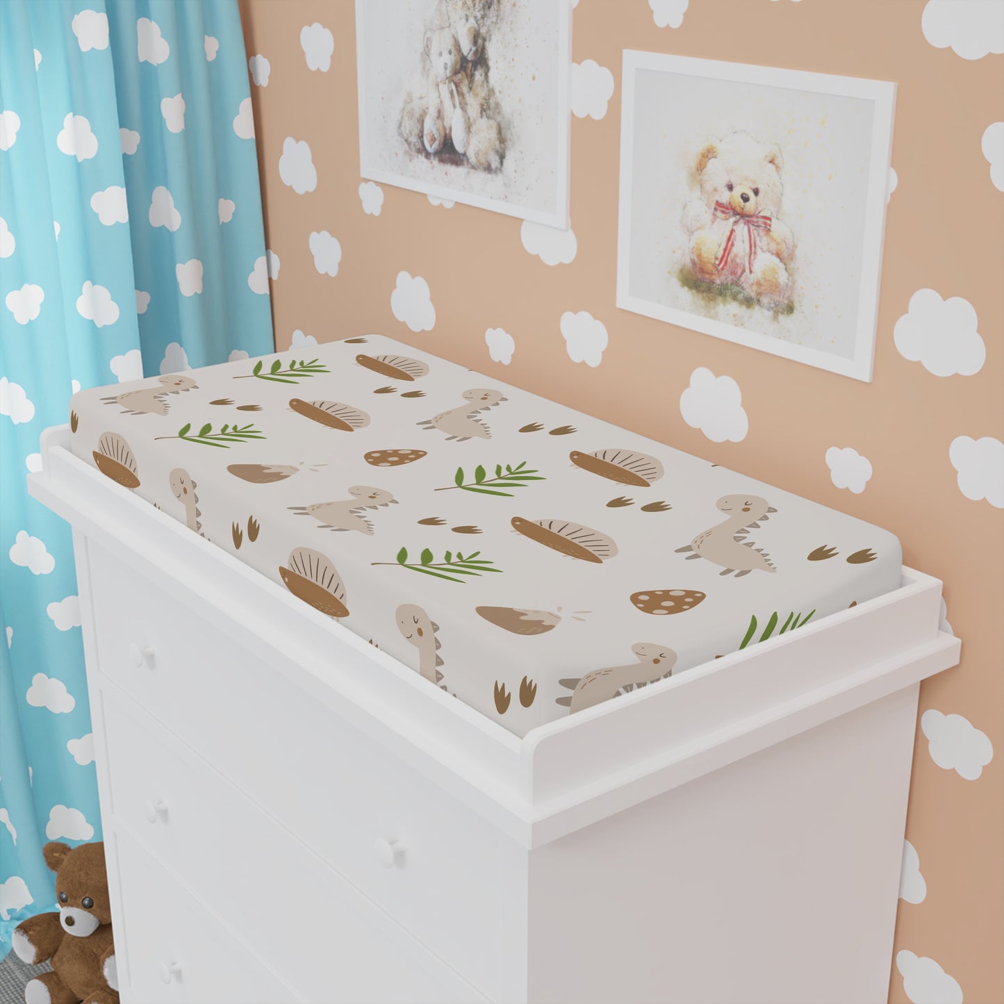 Baby Changing Pad Cover | Dinosaur Theme