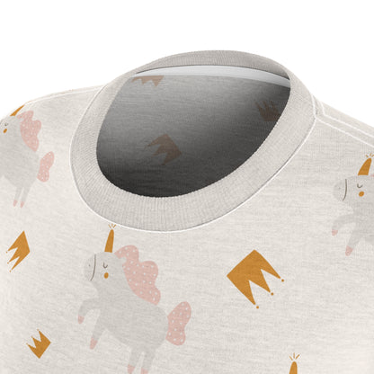Mom's Cut & Sew T-Shirt | Unicorn Theme