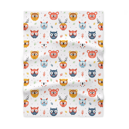 Baby Fleece Blanket | Safari Theme