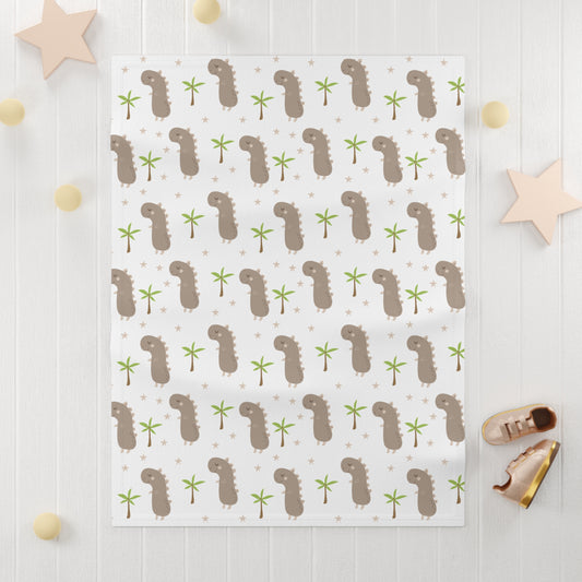Baby Soft Fleece Blanket | Dinosaur Theme