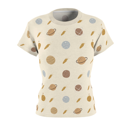 Mom's Cut & Sew T-Shirt | Space Theme