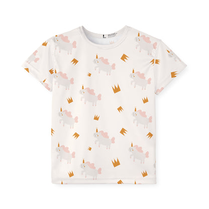 Kids Active T-Shirt | Unicorn Theme