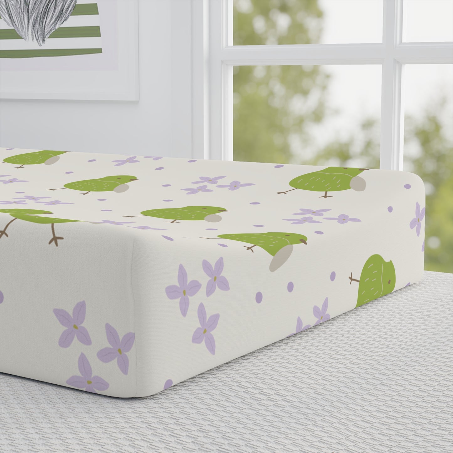 Baby Changing Pad Cover | Spring Theme