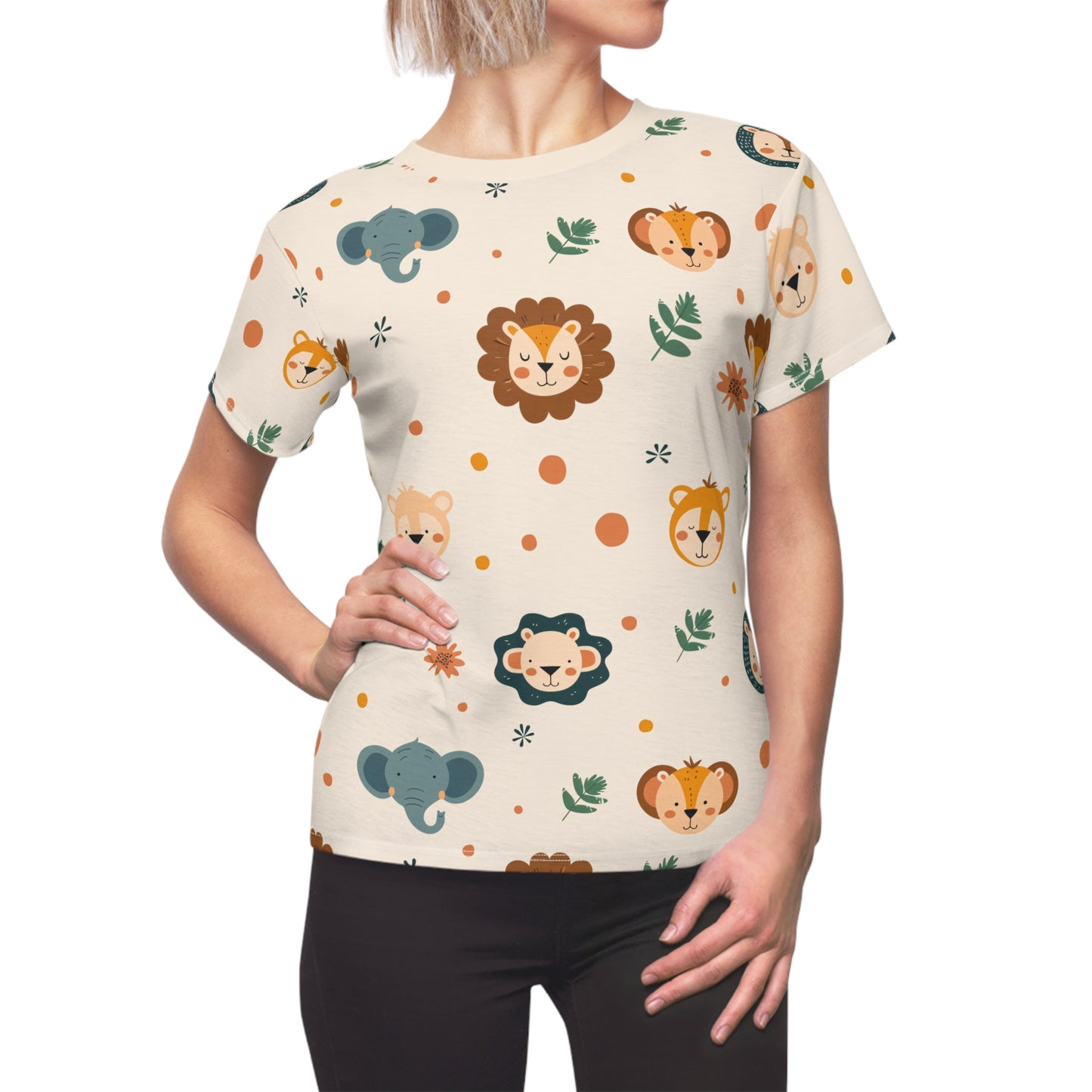 Mom's Cut & Sew T-Shirt | Safari Theme