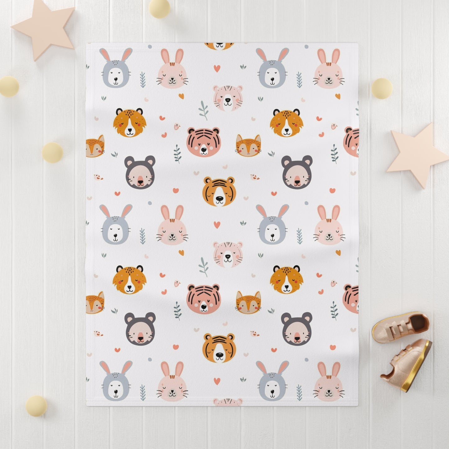 Baby Fleece Blanket | Safari Theme