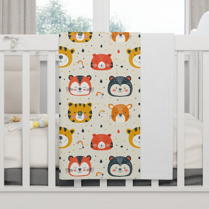 Baby Fleece Blanket | Safari Theme