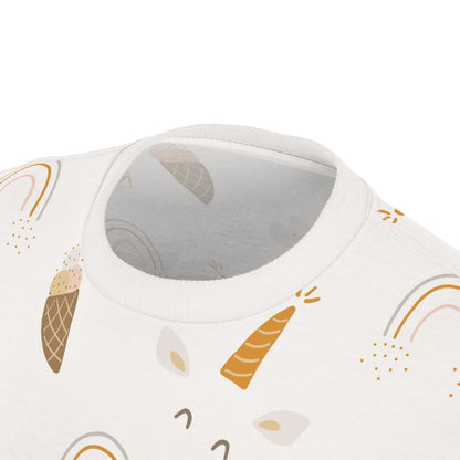 Dad's Cut & Sew T-Shirt | Unicorn Theme