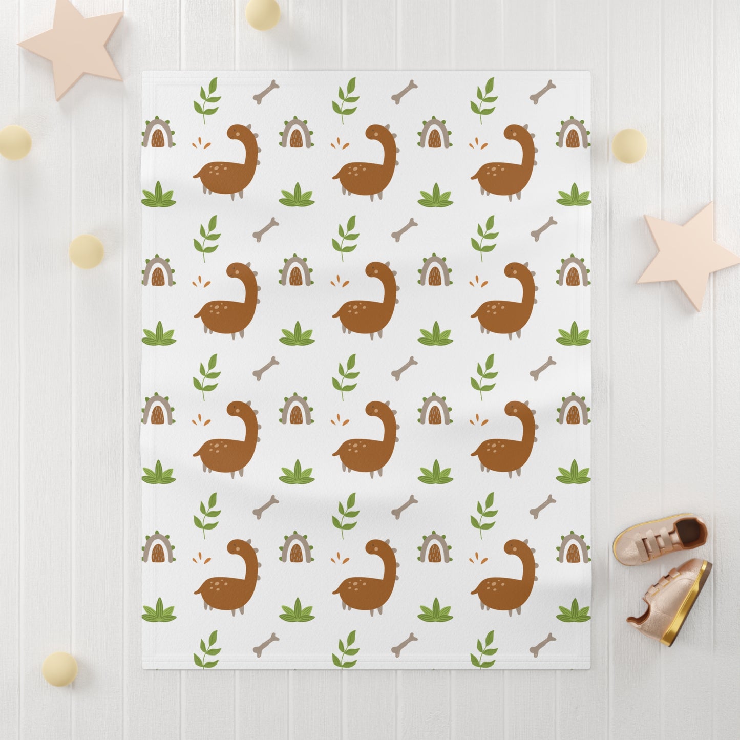 Baby Soft Fleece Blanket | Dinosaur Theme