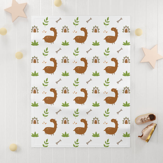 Baby Soft Fleece Blanket | Dinosaur Theme